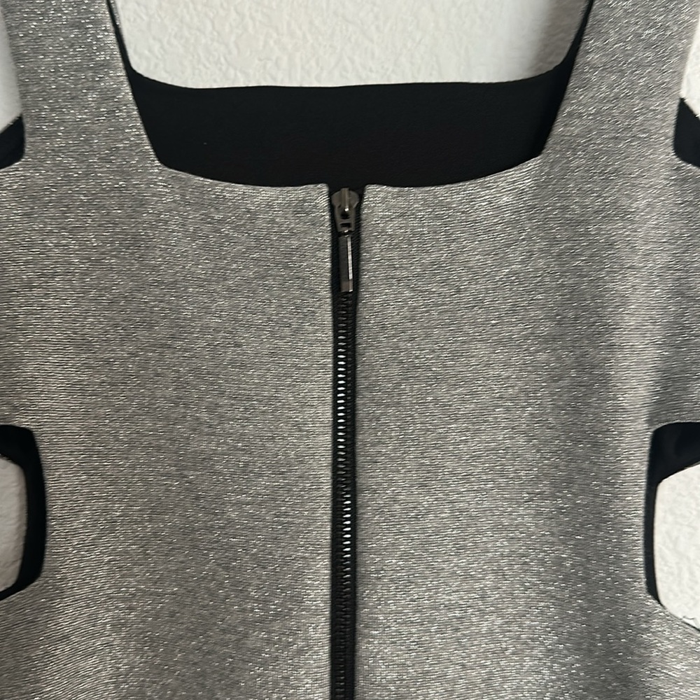 TOPSHOP metallic stretch sexy open sides dress 4 - Picture 9 of 12